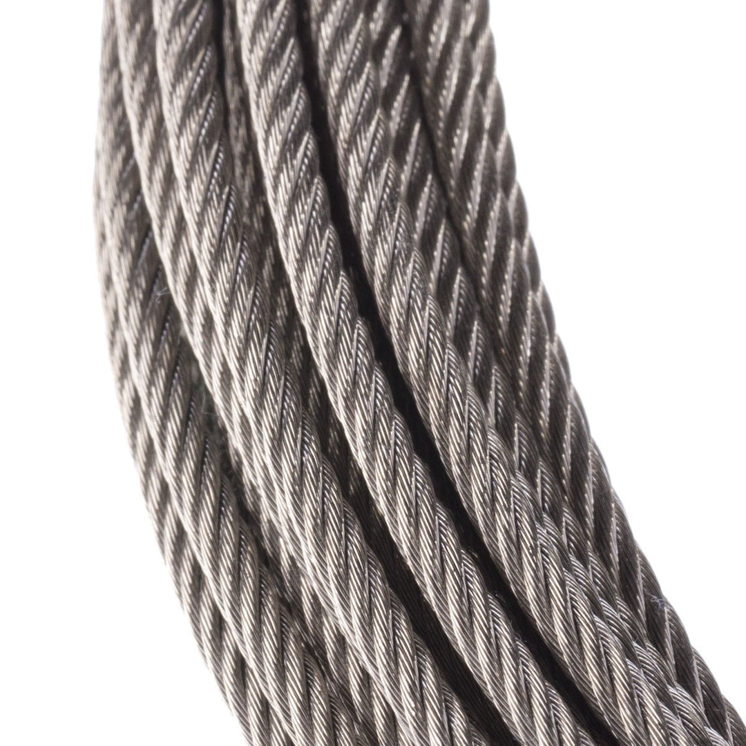 Seilwerk STANKE Drahtseil für Blumenampel Edelstahlseil 2mm 7x7 INOX Stahlseil rostfrei Geländer Ede