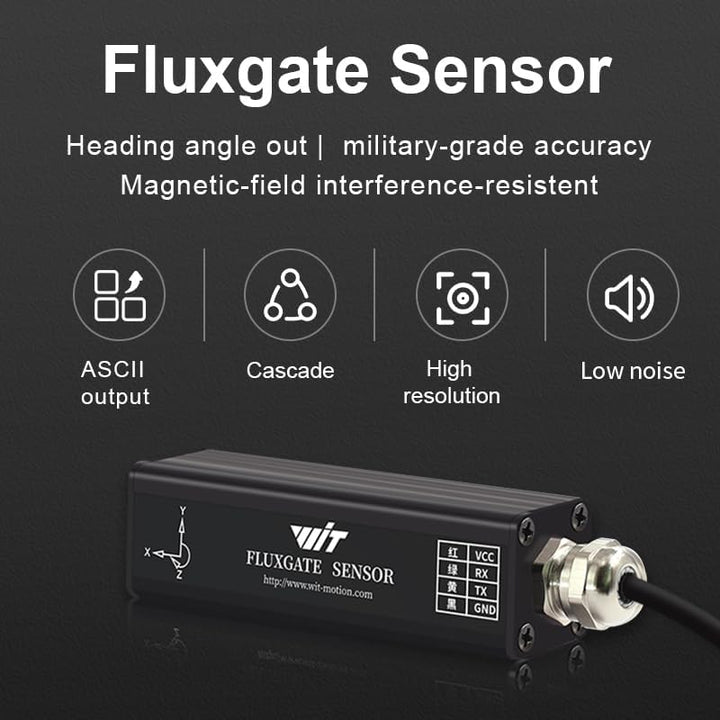 WitMotion HWT3100 DREI-Achsen-Elektronischer Kompass Geomagnetischer Sensor Magnetometer Heading Ang