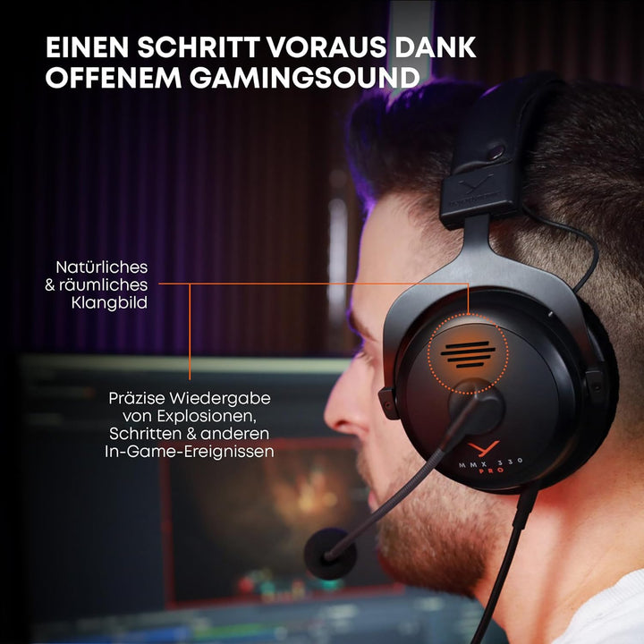 beyerdynamic MMX 330 PRO offenes Gaming-Headset - Made in Germany
