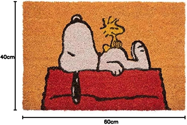 Grupo Erik Kokosmatte Fussmatte Peanuts Snoopy Schmutzfangmatte 40x60 cm - Peanuts Snoopy Geschenke