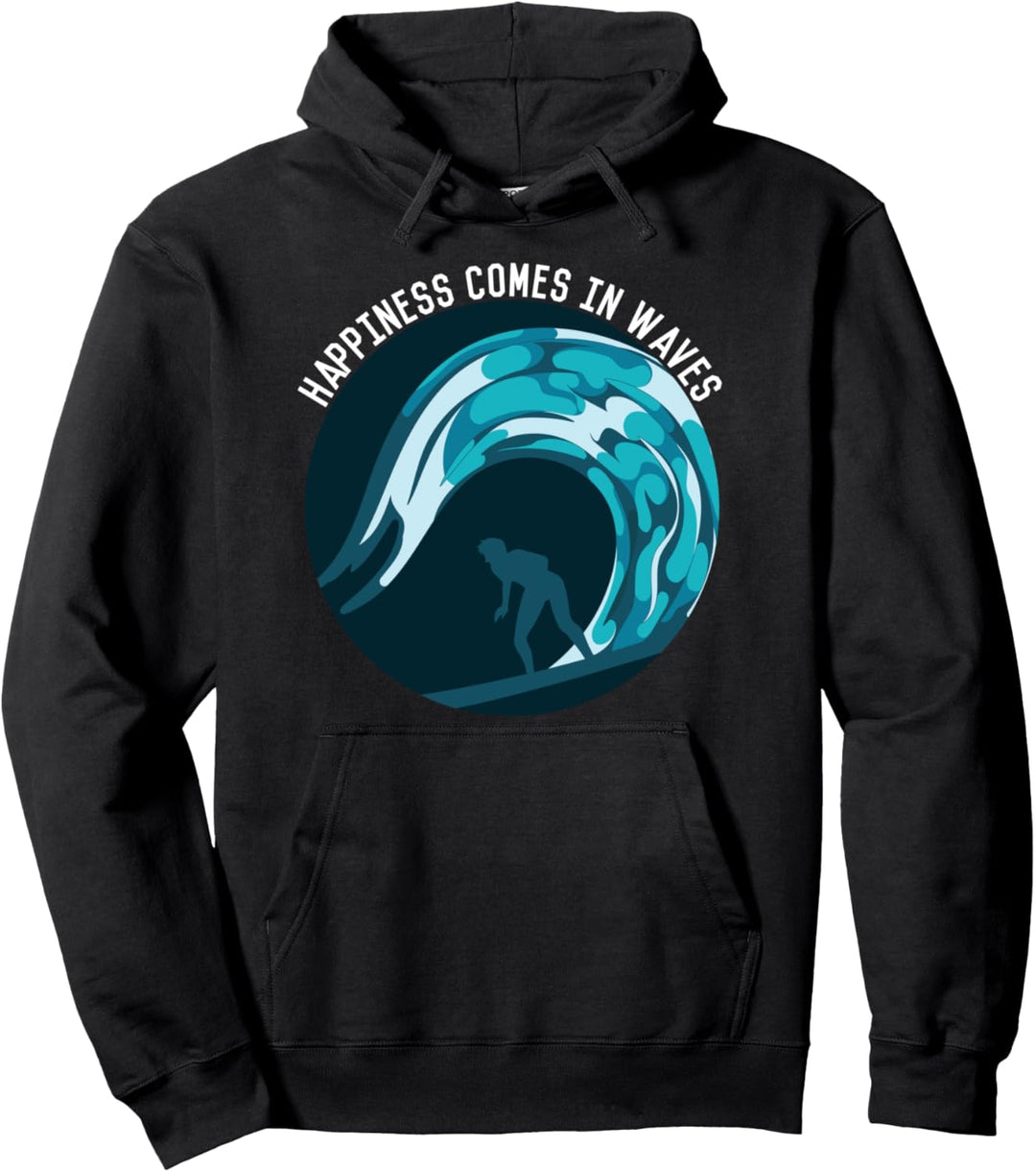 Wassersport Hobby Surfer Wellen Surfing Lustiges Surfen Pullover Hoodie