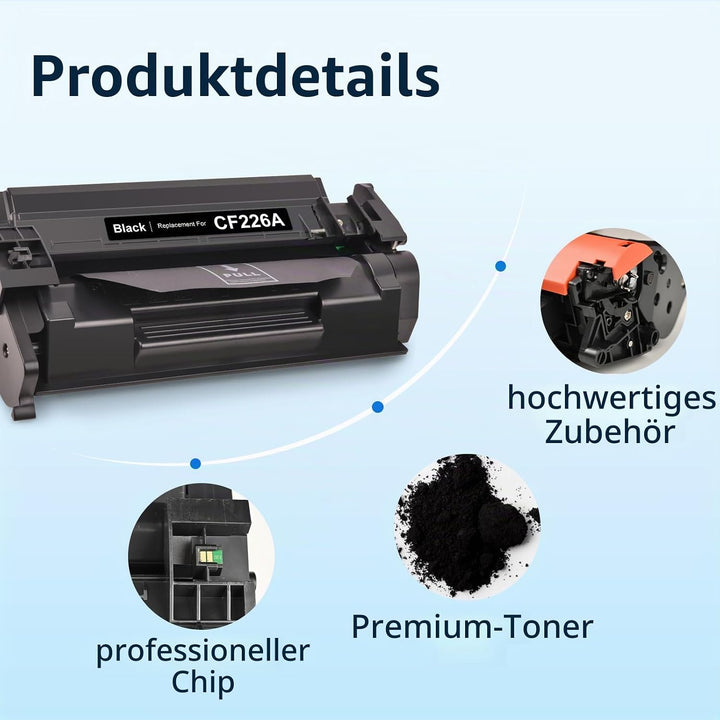 MYCARTRIDGE CF226A 26A Toner Kompatibel für HP 26A CF226A Toner für HP Laserjet Pro MFP M426FDN M426