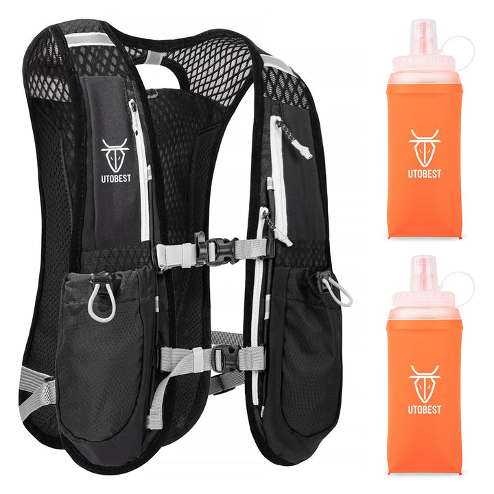 UTOBEST Trinkrucksack 5L, Laufweste, Herren Damen Ultraleicht Laufrucksack für Laufen, Marathon, Jog