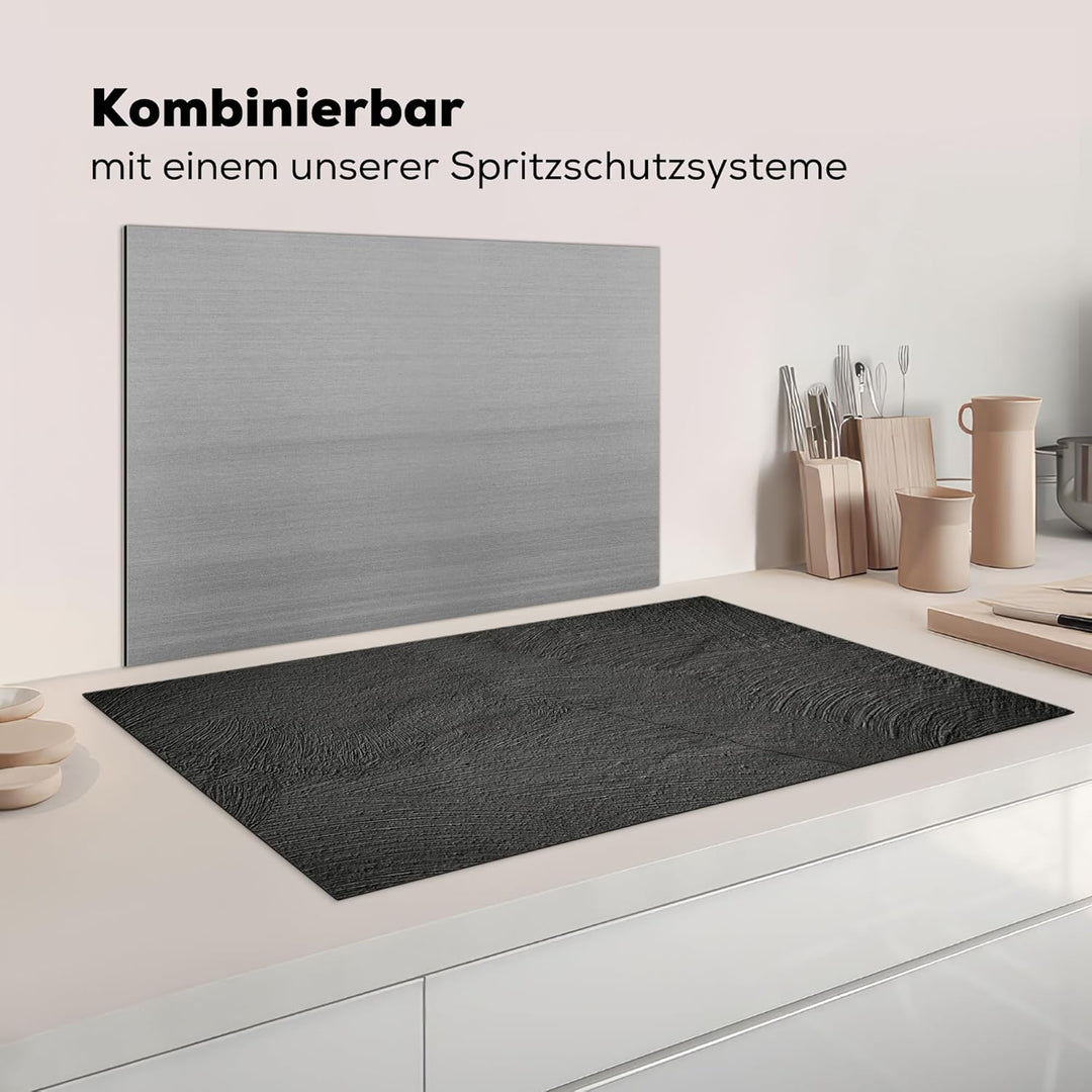 Herdabdeckplatte Einteilig Küche Herdabdeckung Induktionsfeld Ceranfeld Herdabdeckplatten Vinyl Matt