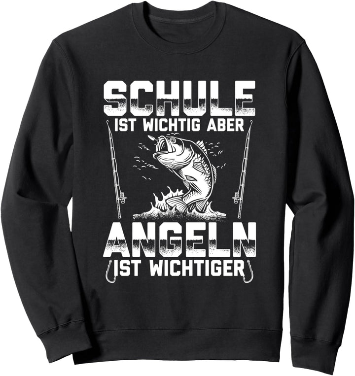 Angler Shirt Jungen Mädchen Lustiges Angel Geschenk Kinder Sweatshirt