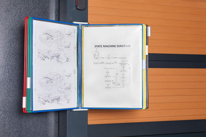 tarifold 214030 Tisch-Flipchart, DIN A4, 4 D-Ring Anthrazit