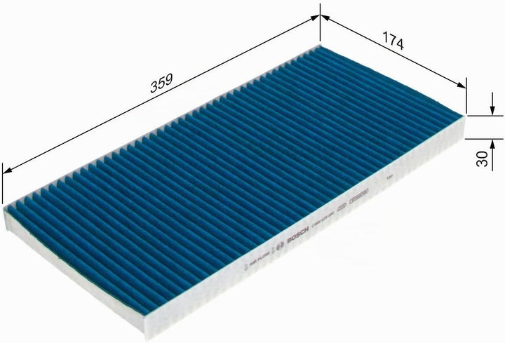 Bosch A8585 FILTER+pro Innenraumfilter - hocheffizienter Ersatzfilter - filtert effektiv Pollen, Fei