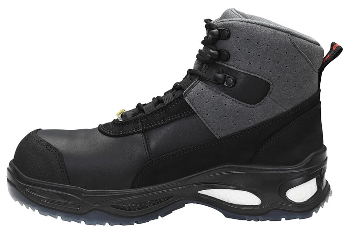 ELTEN Sicherheitsschuhe Miles Mid ESD S3, Herren, Leder, Kunststoffkappe (Leichter als Stahlkappe),