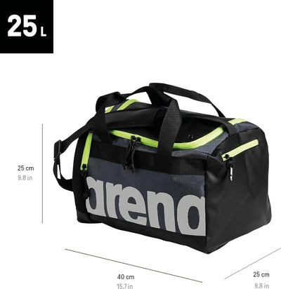 arena Spiky III 25 Duffle Sporttasche für Schwimmbad, Strand, Fitnessstudio oder Freizeit, Wasserabw