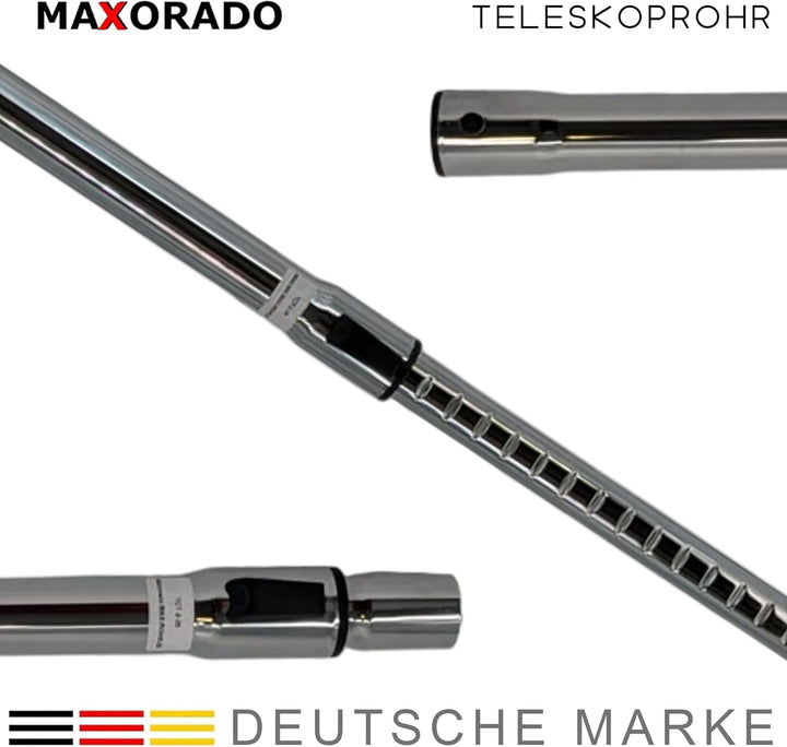 Teleskoprohr Verlängerungsrohr kompatibel mit Ersatzteil für Bosch Siemens Staubsauger Rohr Staubsau