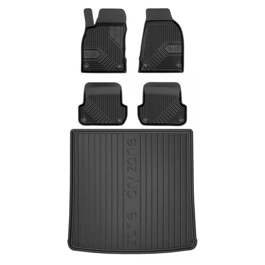 M MOTOS Satz Gummifussmatten und Kofferraummatten für Audi A4 B7 2004-2008 Verbessern Sie Ihren Reis