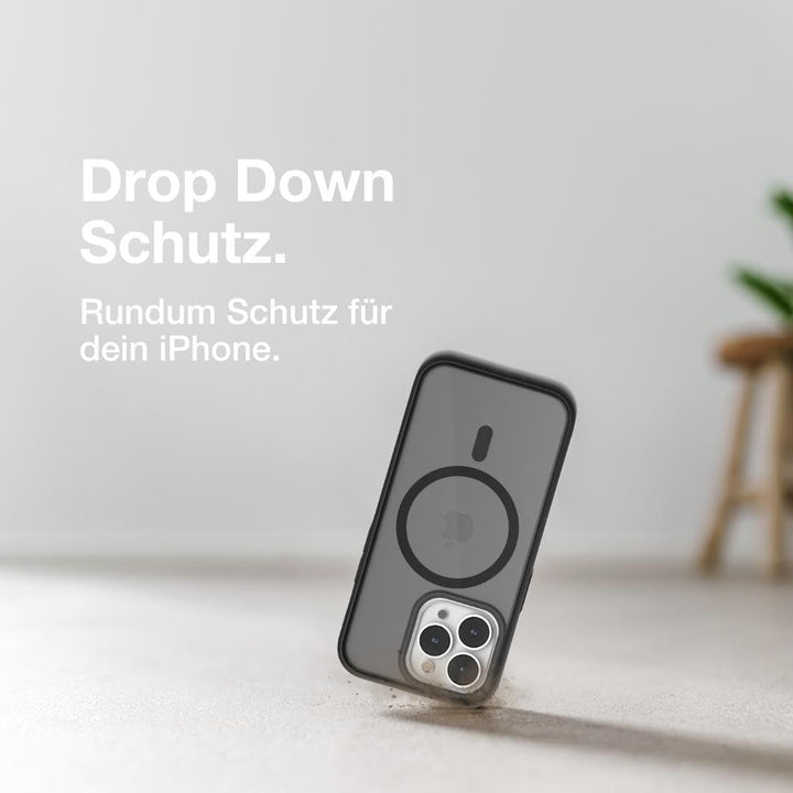 Woodcessories - iPhone 15 Pro Max Clear Case mit MagSafe | Transparente Handyhülle mit Kameraschutz