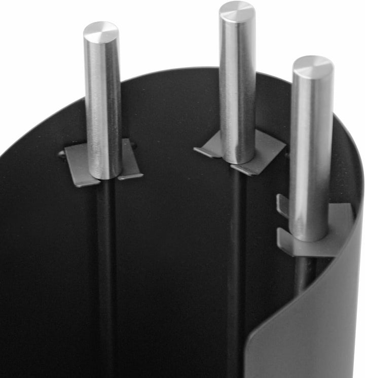 raik R1009 Raik Kaminbesteck Fritz, 3-teilig, schwarz, Edelstahlgriffe, 61