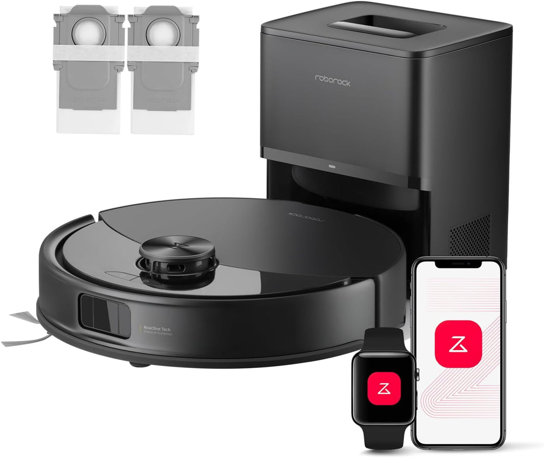 roborock Q10 S5+ Set Saugroboter mit Wischfunktion, 10.000 Pa HyperForce Saugkraft, Dual Anti-Tangle