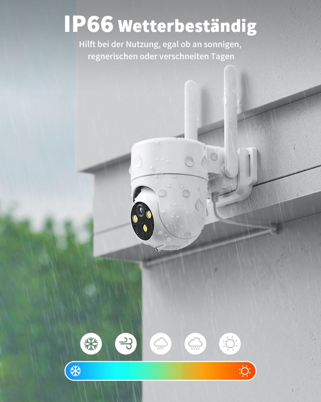 4G LTE Überwachungskamera Aussen mit SIM Karte | 24/7 Aufzeichnung 2K Kamera Ohne WLAN Outdoor mit F