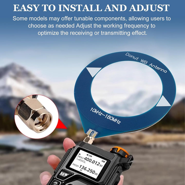 SI4732 Taschenradio 0.5-108MHz: Radio im Taschenformat mit 1,9" IPS Farbdisplay, Vollband-Empfänger