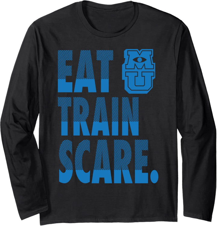 Disney Pixar Monsters University Mantra Poster Langarmshirt