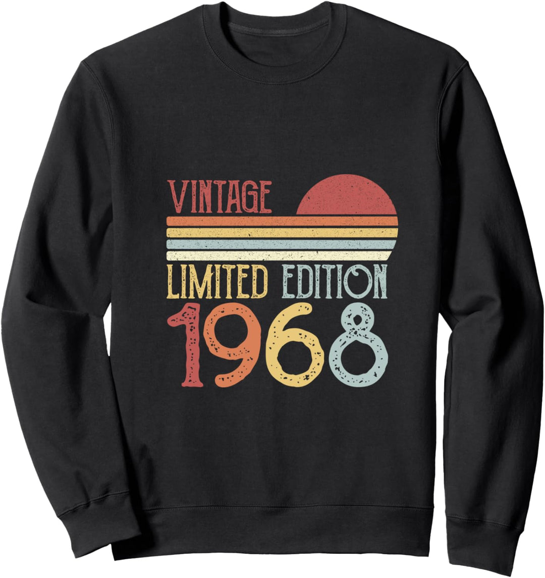 1968 Limited Edition Geburtstag Vintage Retro Sweatshirt