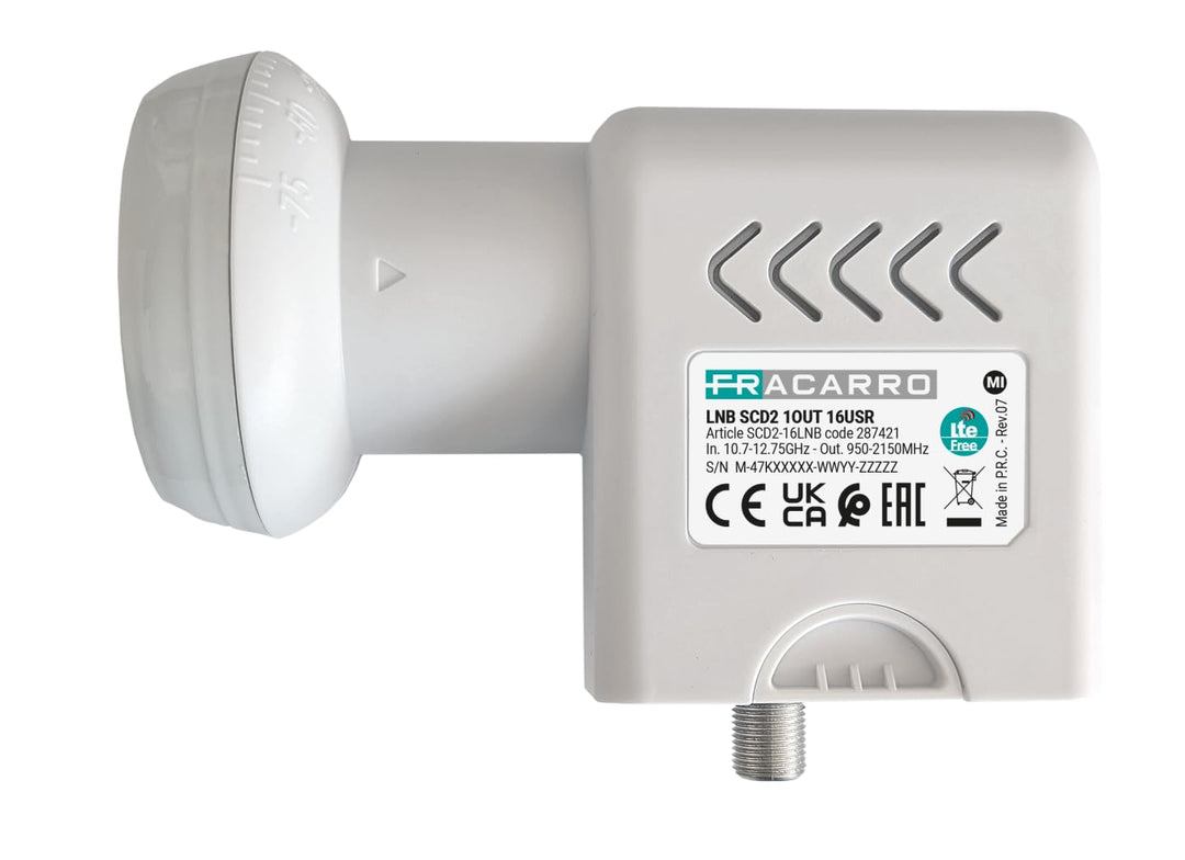 FRACARRO 287421-materiale X Satellite – LNB scd2 1OUT 16usr
