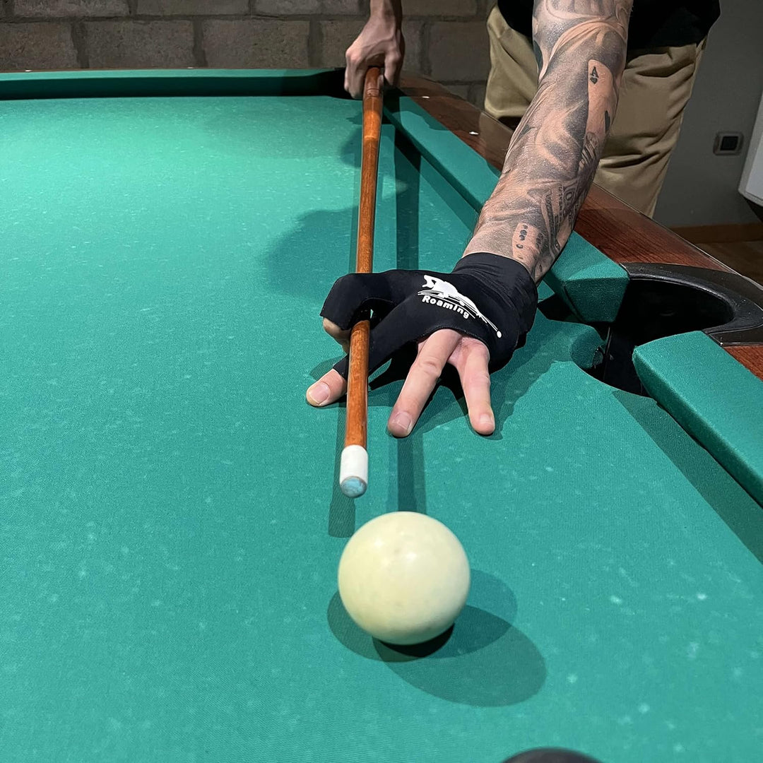 Roaming Schnelltrocknende, atmungsaktive Billard-Handschuhe, für Shooter, Snooker, Queue, Sport, pas