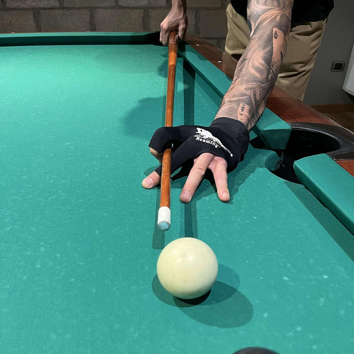 Roaming Schnelltrocknende, atmungsaktive Billard-Handschuhe, für Shooter, Snooker, Queue, Sport, pas
