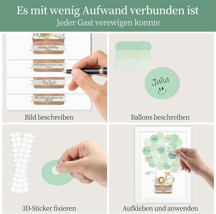 Gästebuch Taufe, Babyparty Gästebuch, Baby Shower Deko, Geschenk Mädchen, Baby Taufbuch Junge Mädche