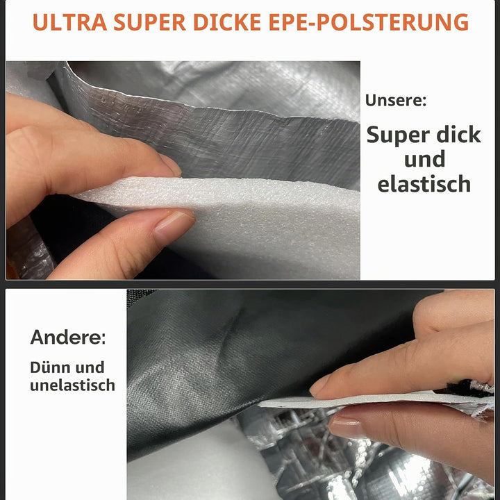Unigear Skitasche Doppelt gepolstert, Snowboardtasche, Langlauf-Ski-Tasche für 1 – 2 Paar Ski 165/17