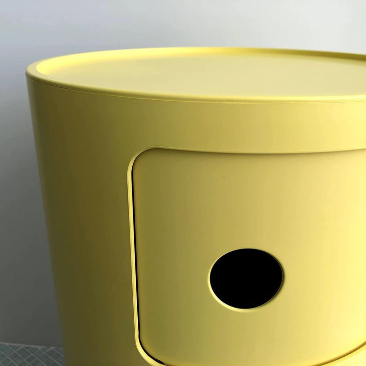 Kartell Componibili Bio, Container 3-fächer, Gelb 3-fächer Bio Gelb, 3-fächer Bio Gelb