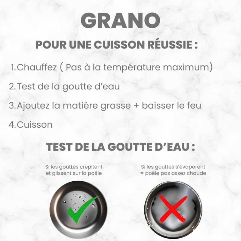 Tramontina GRANO Bratentopf ø 24 cm - 4,4 Liter, Edelstahl, Induktion, ofenfest Bratentopf Ø24 cm, B
