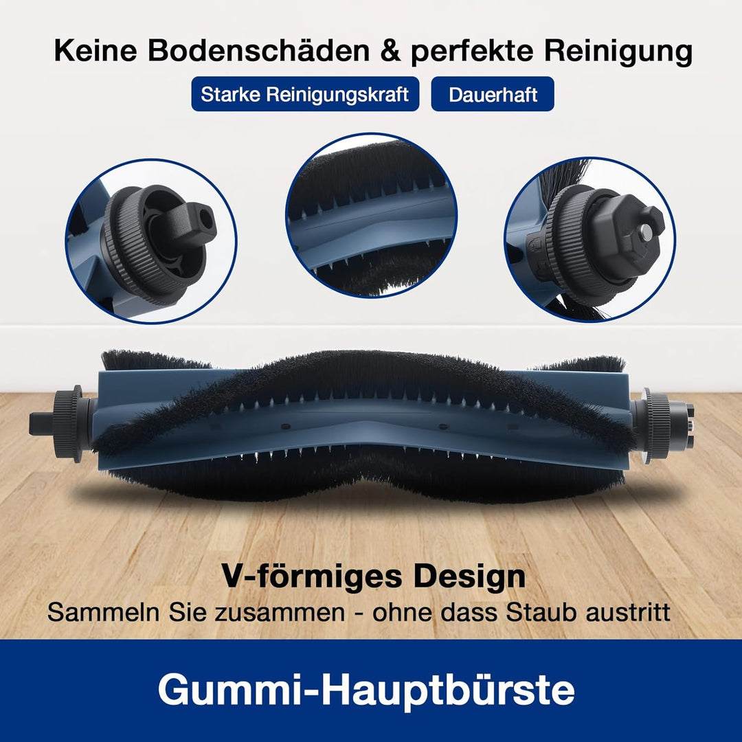 Zubehörset für Eufy Omni C20 Saugroboter, 20 Stück Ersatzteile mit Hauptbürste, HEPA Filter, Staubbe