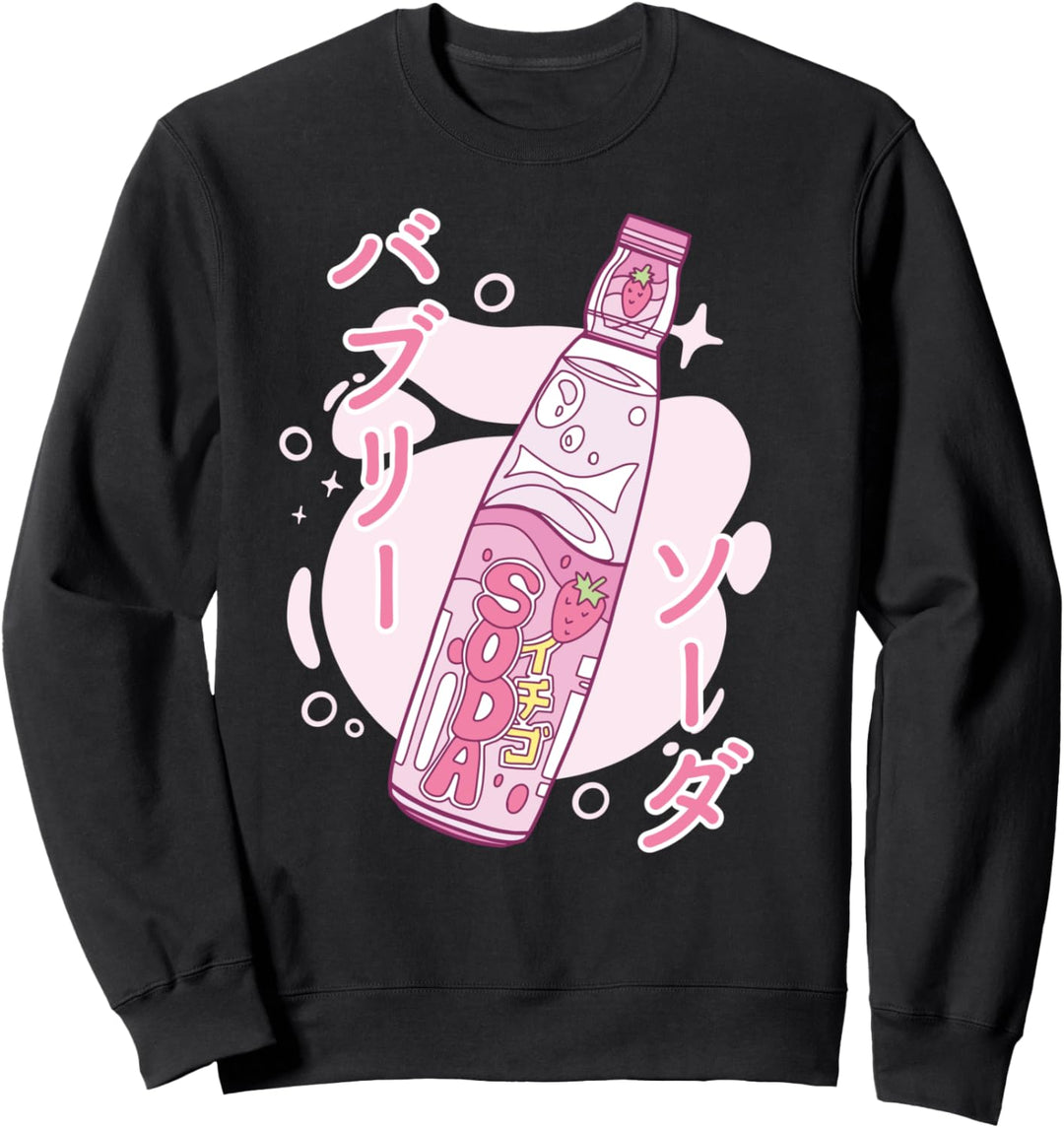 Japanisches Soda-Erdbeer-Getränk - Japanisch Sweatshirt