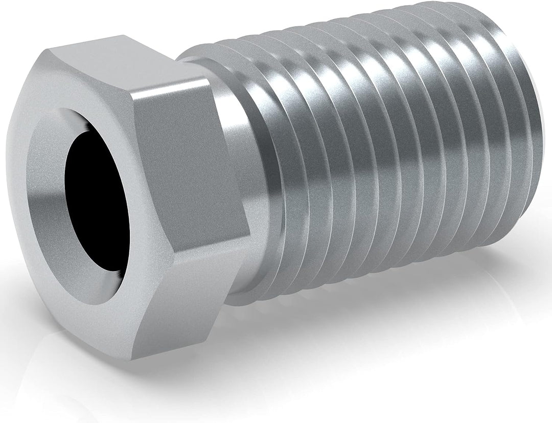 100x Verschraubung 3/8" x 24 für Bremsleitung 4,75 mm Bördel E Typ S Profi Verbinder DIN/ISO 1651 ko
