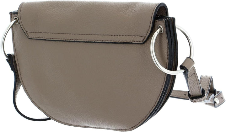 FREDsBRUDER Tasche OLIVIA SADDLE mit Label-Applikationen Einheitsgrösse Muddy Taupe, Einheitsgrösse