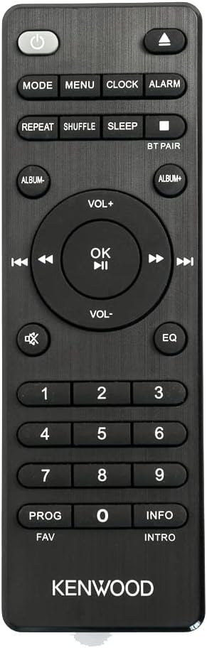 KENWOOD M-725DAB-B - Micro HiFi-System mit DAB+, CD, USB, Bluetooth und TFT-Display, Midnight Black,