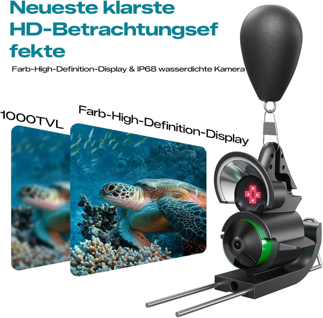 FourQ Underwater Fishing Camera,Fishing Camera Ice vexilar Fish find 4.3inch Hd 1080p LCD Display Un