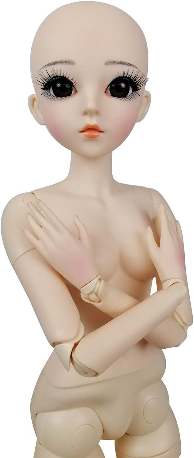 Eva BJD Massgeschneiderte 1/3 BJD Puppe 56cm 22inch DIY Kugelgelenk Puppen Nackte Gelenkpuppen