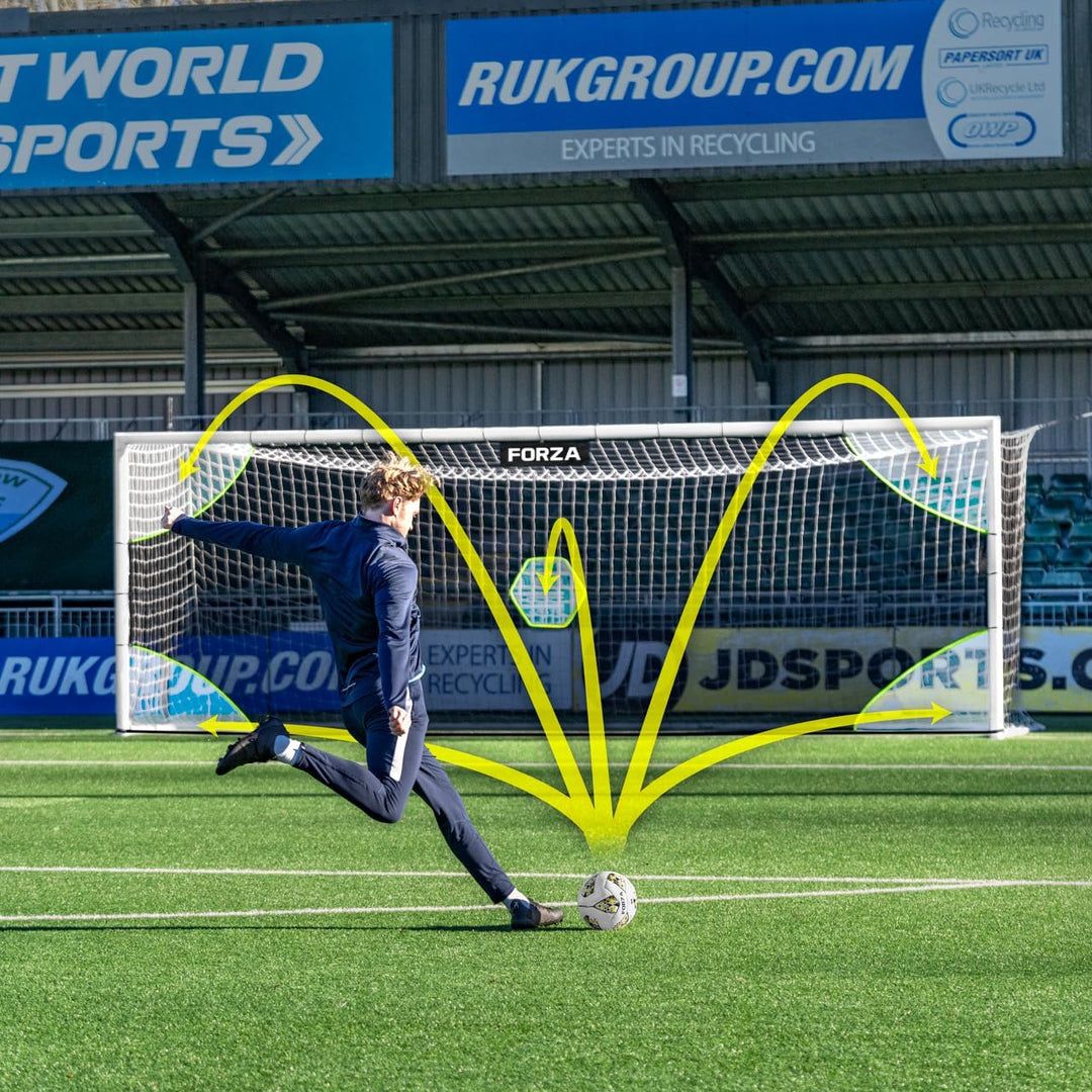 FORZA Fussball-Zielwand Academy - 10 Grössen für präzises Training und Beherrschung Ihrer Fähigkeite