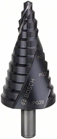 Bosch Professional Stufenbohrer HSS-AlTiN mit 3-Flächen-Schaft (Ø 6-37 mm)