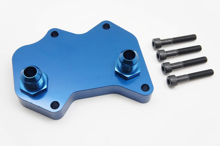 Autobahn88 Motorölblock Ölkühler Adapter, kompatibel mit VW Golf MK5 2.0 GTI (AXX/BWA/BPY/CAWB), AN1
