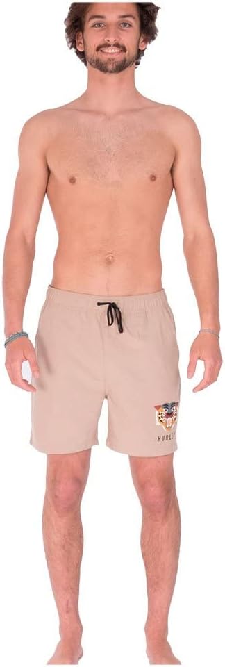 Hurley Herren Board-Shorts M Bengal Volley L Kaki, L Kaki