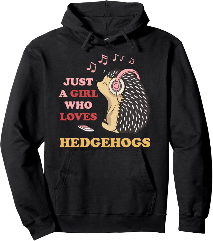 Waldbewohner Tierfreund Tier des Waldes Igel Mädchen Pullover Hoodie