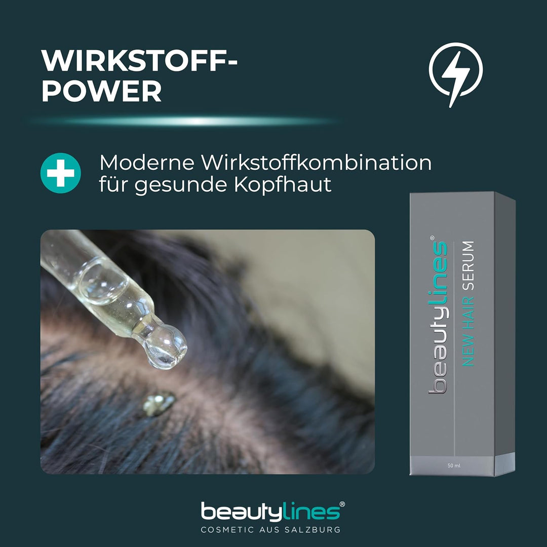 beautylines COSMETIC AUS SALZBURG by Rosina Moser - NEW Hair Serum 50 ml Haarserum Haarausfall