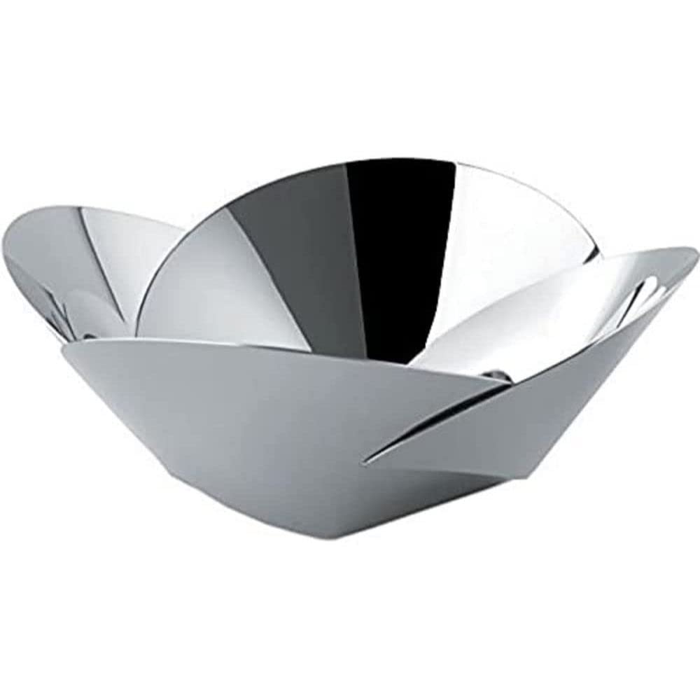 Alessi ABI04 Pianissimo, Korbschale aus Edelstahl 18/10 glänzend poliert ,