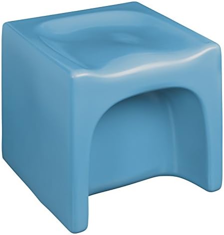 esku DADU Kinderhocker mit DREI Sitzhöhen für Innen- und Aussenbereich | wetterfester Wendehocker fü