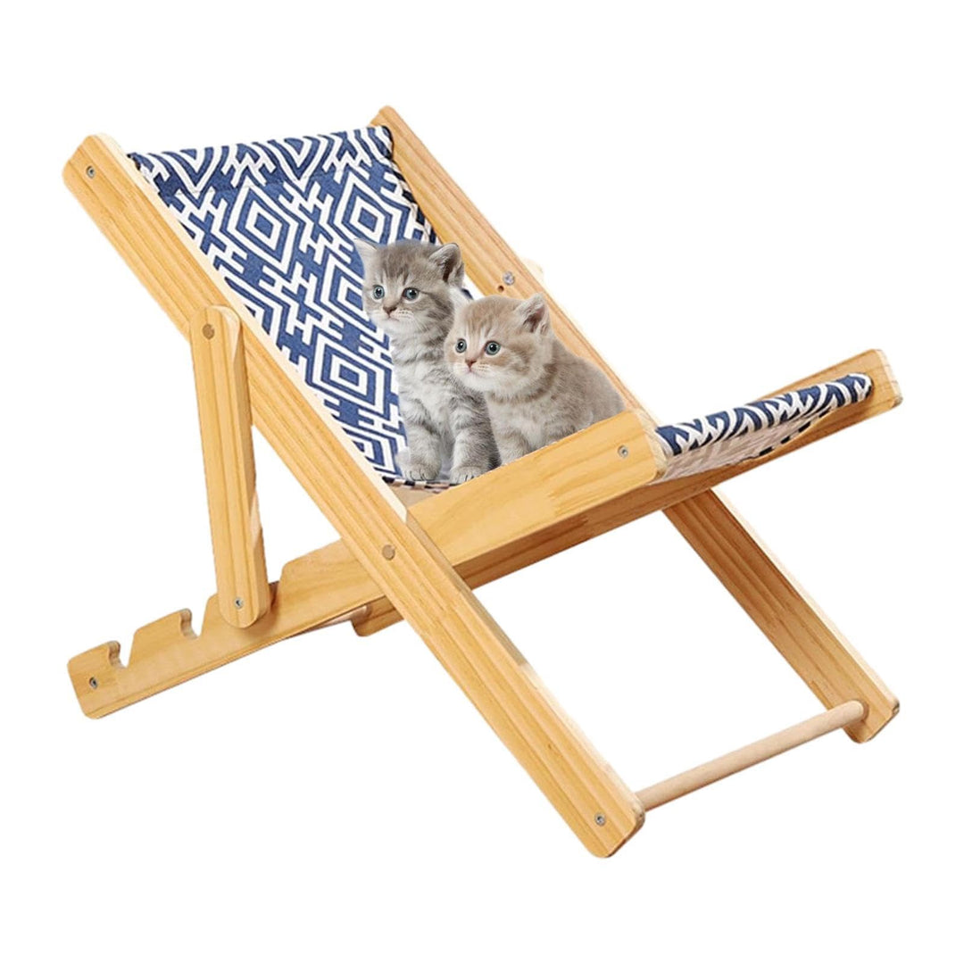 Katzenstuhl Lounge, Verstellbares Katzenbett, Erhöhter Katzenstuhl, Katzenstuhl Sisal, Katzen-Lieges