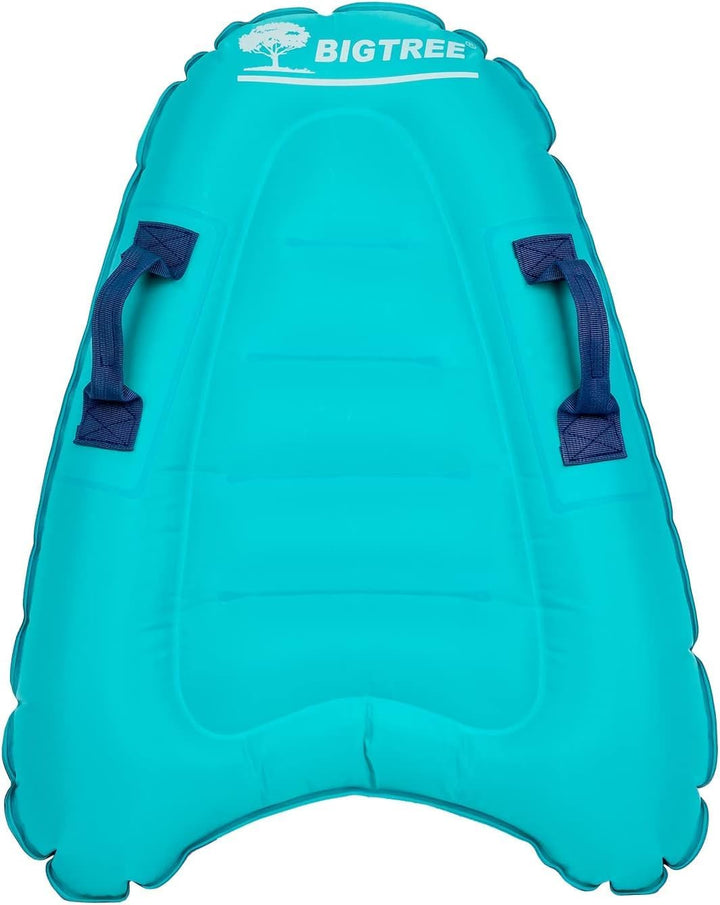 BIGTREE Bodyboard Aufblasbar Aufblasbares Surfbrett, leichtes tragbares Schwimmenbrett mit Griffen,