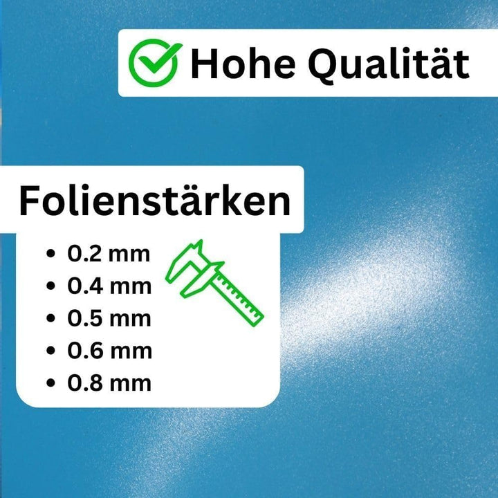 Poolfolie Innenhülle Ovalpool 490 x 300 x 120 cm - 0,8 mm blau Ovalbecken