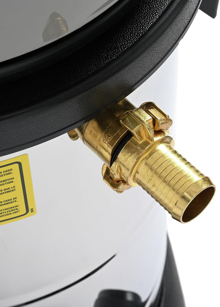 Steinbock Pumpsauger | 1.200 Watt | 41 l Edelstahlbehälter | Nasssauger mit integrierter Tauchpumpe