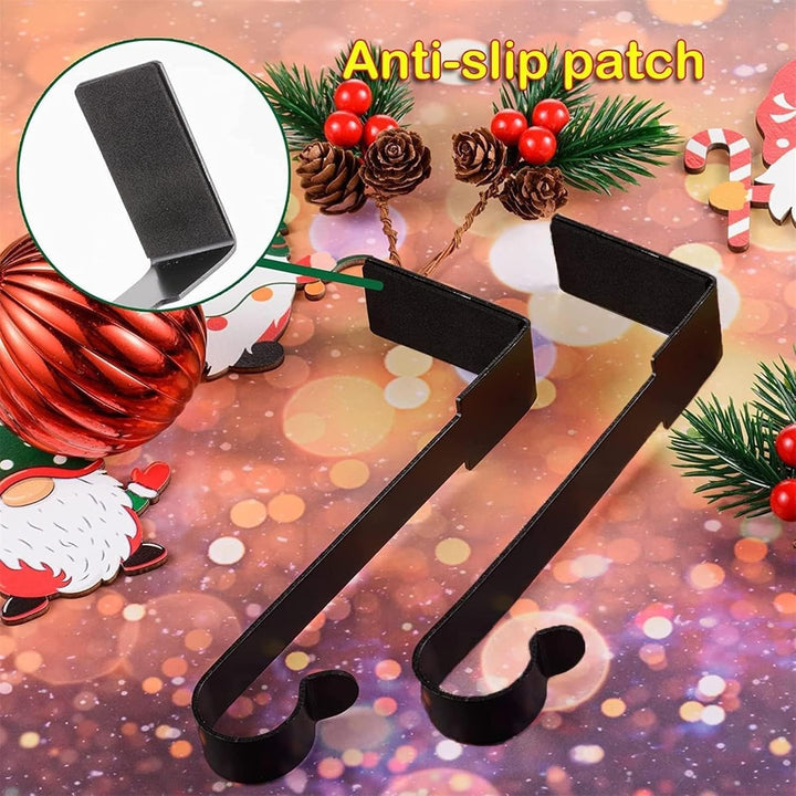 4er-Set Tragbar Verstellbare Edelstahl Haken für Tisch und Tür, Headset Halterung, Schreibtisch Zube