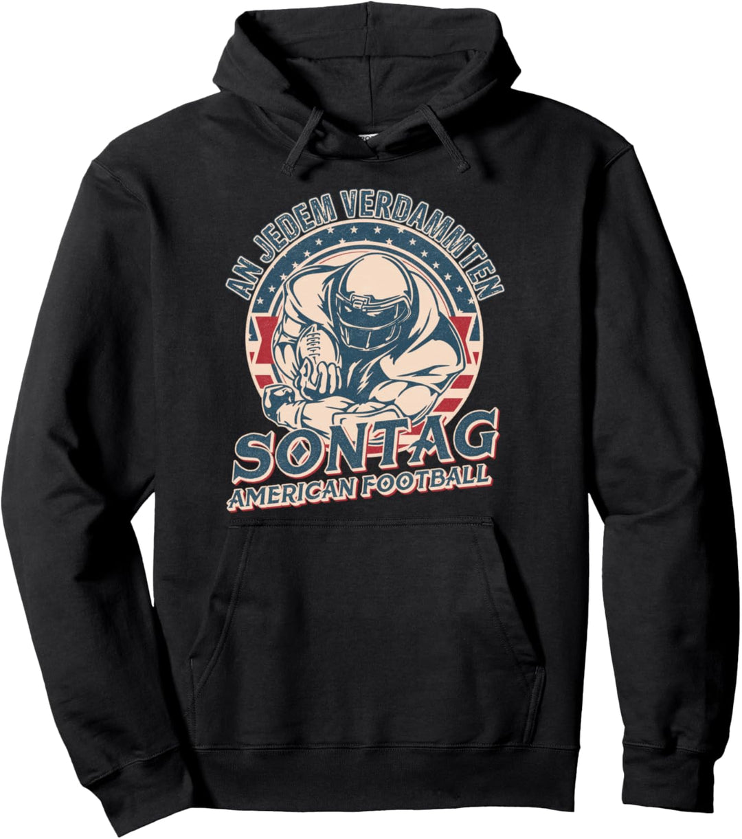 An jedem verdammten sonntag American football vintage Pullover Hoodie